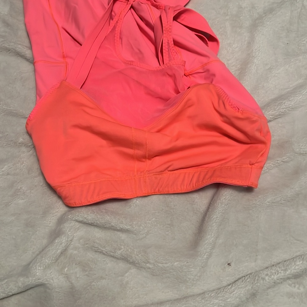 Pink Lululemon Tank With Mesh - Picture 5 of 5